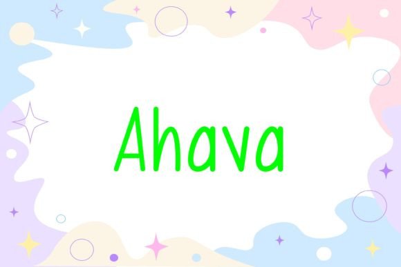 Ahava: The Handwritten Typeface Bringing Warmth to Modern Design