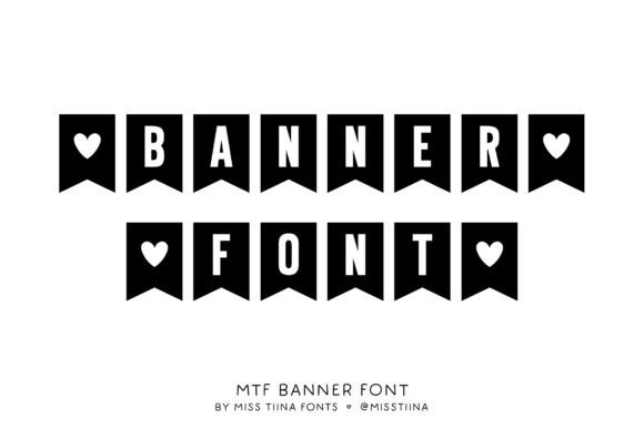Banner Font: Shape Text Along Your Unique Vector Curves
