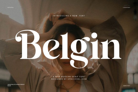 Belgin Ligature Typeface: The Modern Serif Redefining Elegant Design