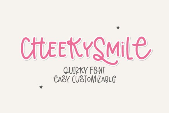 Cheeky Smile: The Friendly Handwritten Font for Authentic Design