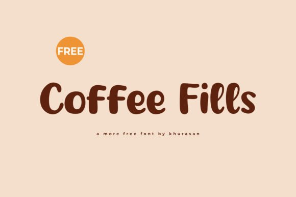 Coffee Fills: A Modern Display Font for Standout Designs