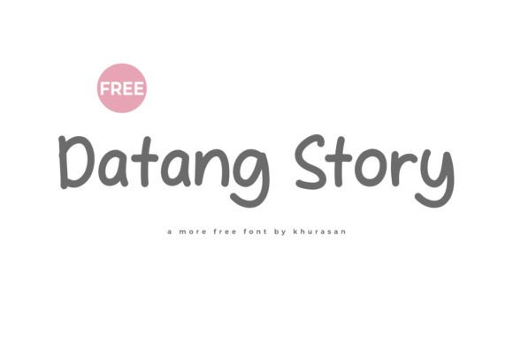 Datang Story: A Modern Handwriting Font for Professional Design
