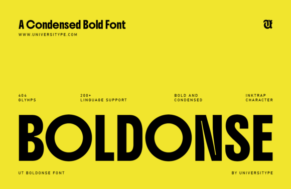 Discover the Power of UT Boldonse: A Typeface That Demands Attention