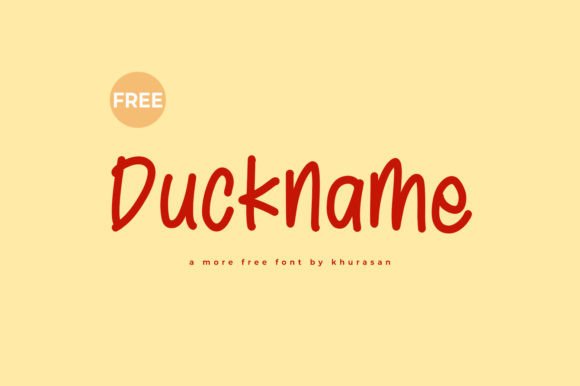 Duckname: Elevating Visual Identity with Authentic Handwritten Typography