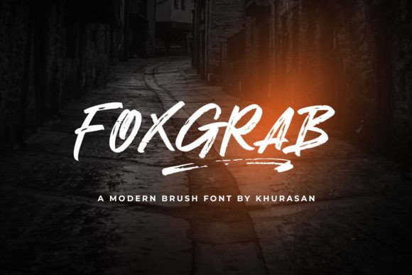 Foxgrab: The Modern Brush Font That Redefines Handwritten Typography