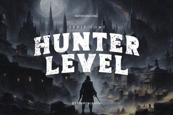 Hunter Level: Elevating Design with Vintage Serif Elegance