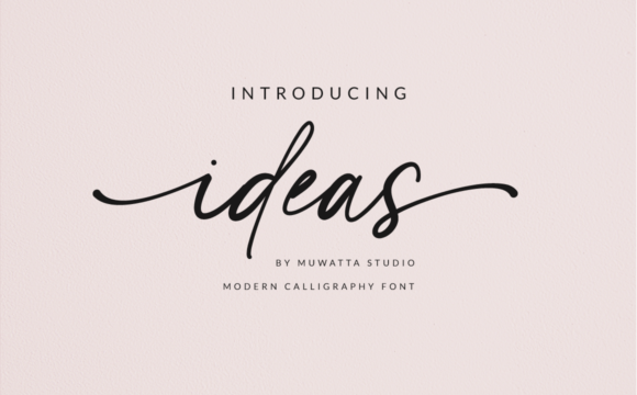Ideas: The Modern Calligraphy Font Defining Luxury Design