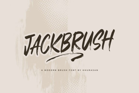Jackbrush: A Modern Brush Font for Bold and Quirky Designs