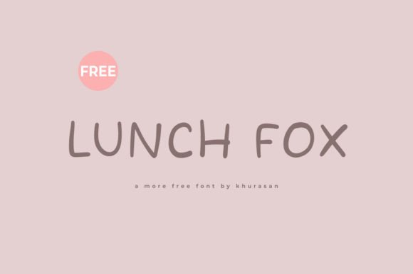 Lunch Fox: A Modern Handwriting Font for Bold Designs