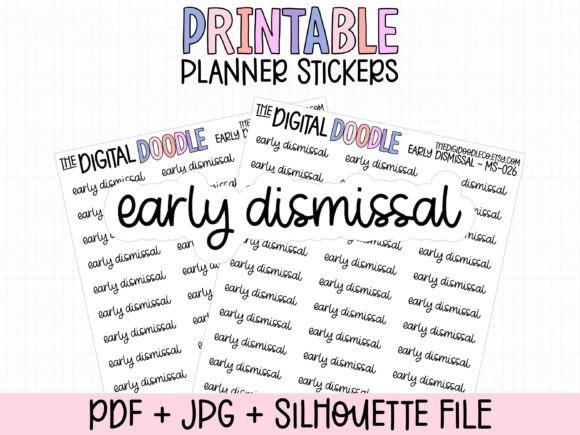 Mastering Your Schedule: The Strategic Value of Early Dismissal Planner Stickers