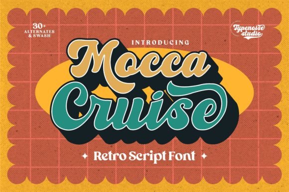 Mocca Cruise: The Retro Bold Script That Elevates Branding