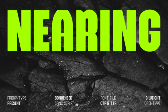 Nearing and Nearing Condensed Sans: Defining the Aesthetic of Modern Performance