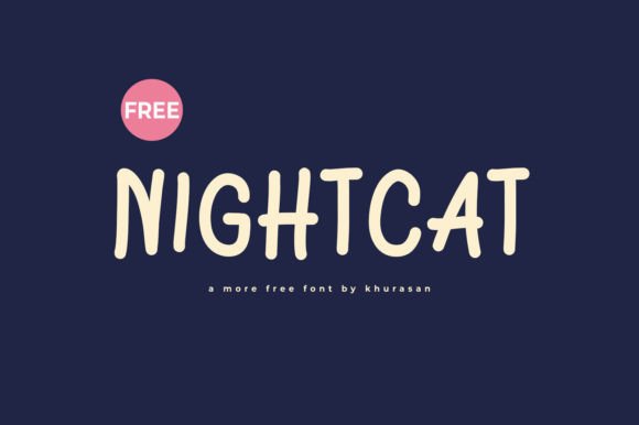 Nightcat: A Modern Handwritten Font for Creative Projects