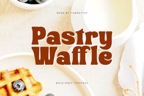 Pastry Waffle: A Bold Serif for Modern Design Statements
