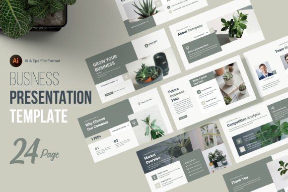Pitch Deck Presentation Slide Template: Elevating Your Business Story