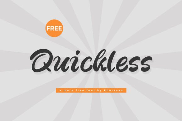 Quickless: A Modern Handwritten Font for Every Creator