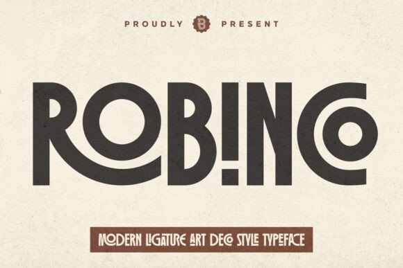 Robinco: Where Art Deco Meets Modern Ligature Elegance