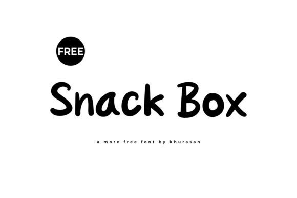 Snack Box: The Modern Handwriting Font That Elevates Your Brand Identity