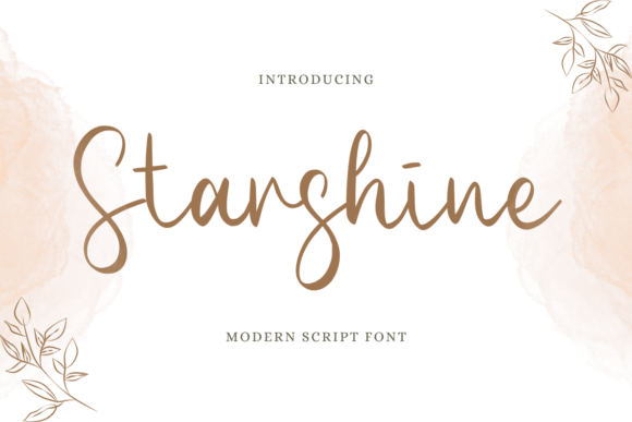 Starshine: Elevating Creative Projects with a Distinctive Handwritten Script